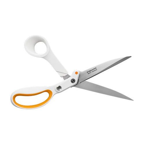 Szabóolló, 25 cm, FISKARS "Amplify", fehér