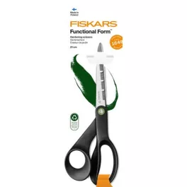   Olló, kerti, 21 cm, FISKARS "Functional Form Renew", fekete