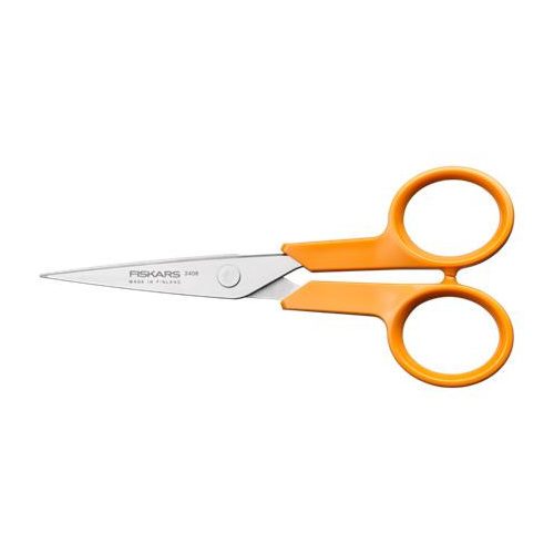 Varróolló, 13 cm, FISKARS "Classic", narancssárga