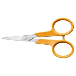   Varróolló, 10 cm, hajlított, FISKARS "Classic", narancssárga