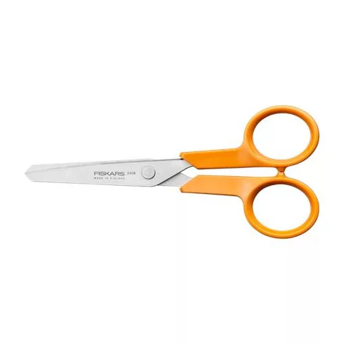 Olló, barkács, 13 cm, FISKARS "Classic", narancssárga