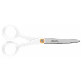  Olló, papírvágó, 17 cm, FISKARS "Functional Form", fehér
