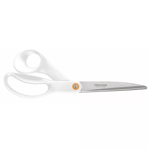 Olló, általános, 24 cm, FISKARS "Functional Form", fehér