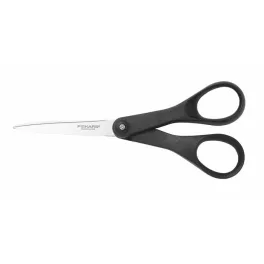   Olló, papírvágó, 18 cm, FISKARS "Essential", fekete