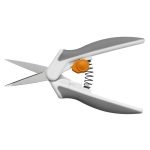 Varróolló, 16 cm, FISKARS "EasyAction", szürke