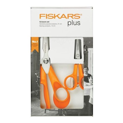 Olló készlet, FISKARS "Classic", narancssárga