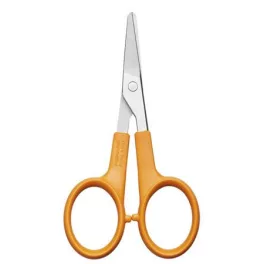  Olló, körömvágó, 10 cm, egyenes, FISKARS "Classic", narancssárga