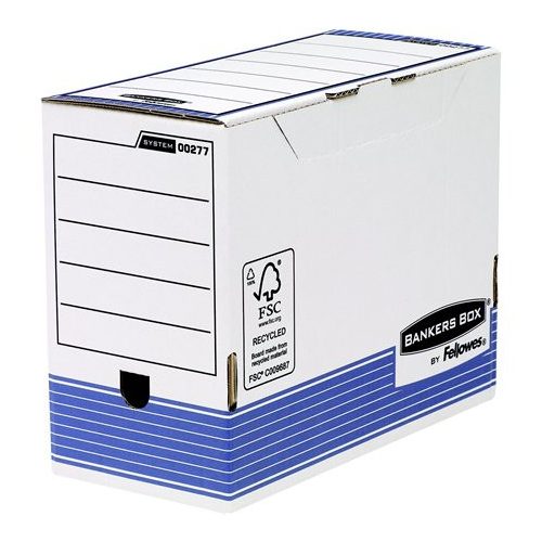 Archiválódoboz, 150 mm, "BANKERS BOX® SYSTEM by FELLOWES®", kék