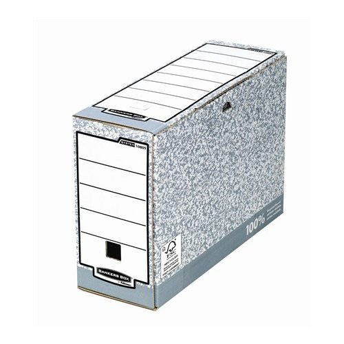 Archiválódoboz, 100 mm, "BANKERS BOX® SYSTEM by FELLOWES®"