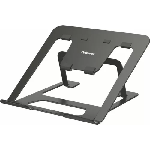 Laptopállvány, hordozható, FELLOWES "Alumia™, fekete