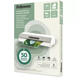   Meleglamináló fólia, 80 mikron, A5, matt, 100 db, FELLOWES "Light"