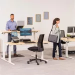 Monitorállvány, FELLOWES "Breyta™", fekete