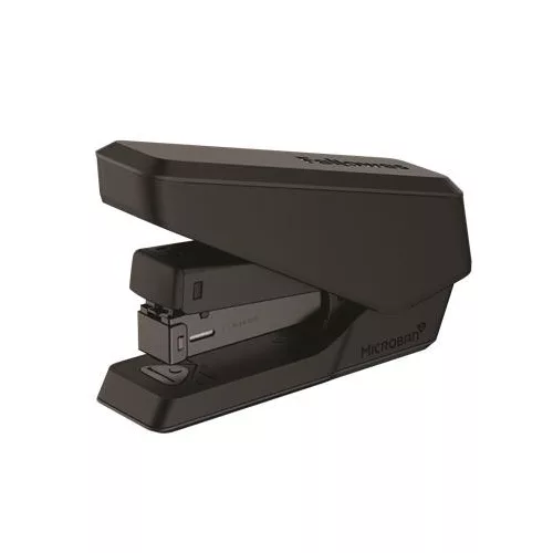 Tűzőgép, 24/6, 26/6, 25 lap, FELLOWES "LX840 EasyPress Half-Strip", fekete