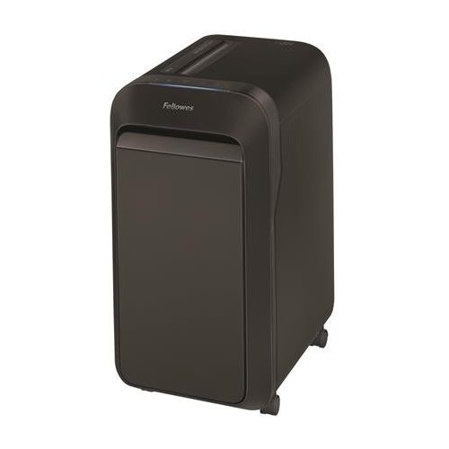 Iratmegsemmisítő, mikrokonfetti, 18 lap, FELLOWES "Powershred LX221", fekete