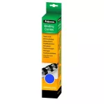 Spirál, műanyag, 12 mm, 56-80 lap, FELLOWES, 25 db, kék