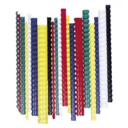   Spirál, műanyag, 12 mm, 56-80 lap, FELLOWES, 100 db, fehér
