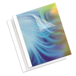   Hőkötőborító, 20 mm, 151-200 lap, A4, FELLOWES "Standard", fehér