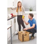 Költöztető doboz, 35x35X55 cm, FELLOWES "SmoothMove™ Everyday"