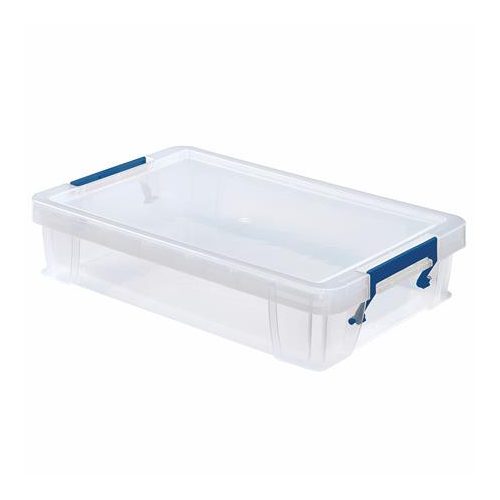 Műanyag tároló doboz, átlátszó, 5,5 liter, FELLOWES, "ProStore™"