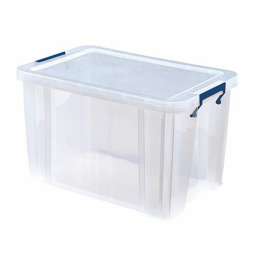 Műanyag tároló doboz, átlátszó, 26 liter, FELLOWES, "ProStore™"