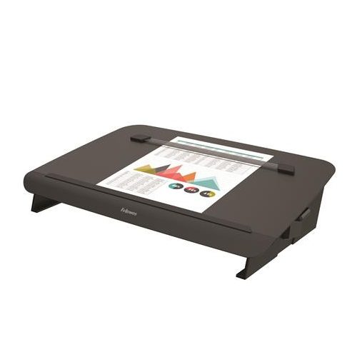 Író pad/dokumentumtartó, FELLOWES "Hana™", fekete