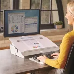 Író pad/dokumentumtartó, FELLOWES "Hana™", fehér