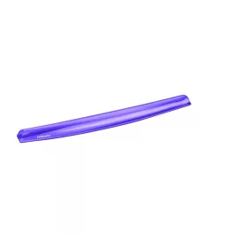   Csuklótámasz billentyűzethez, géltöltésű, FELLOWES "Crystal™ Gel", lila