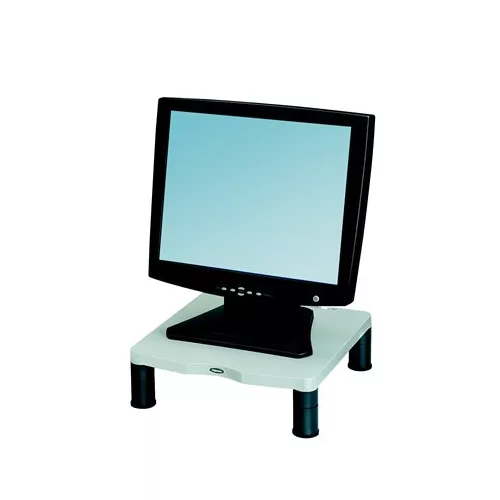 Monitorállvány, FELLOWES "Standard", platinaszürke.
