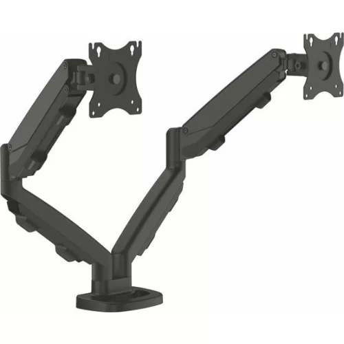 Monitortartó kar két monitorhoz, FELLOWES "Eppa™  "Dual", fekete