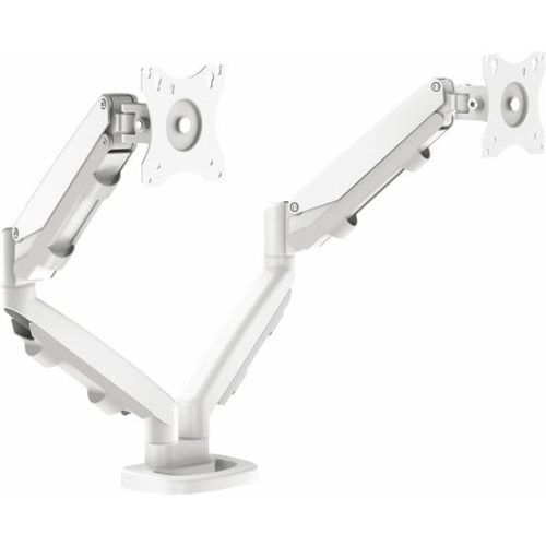 Monitortartó kar két monitorhoz, FELLOWES "Eppa™  "Dual", fehér