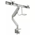 Monitortartó kar, két monitorhoz, FELLOWES "Eppa™ Crossbar", ezüst