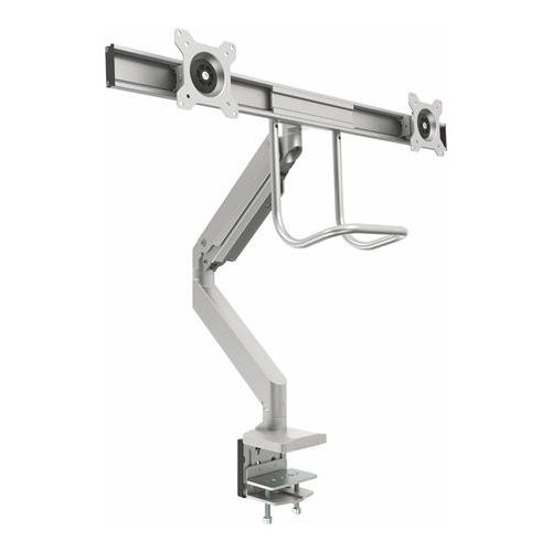 Monitortartó kar, két monitorhoz, FELLOWES "Eppa™ Crossbar", ezüst