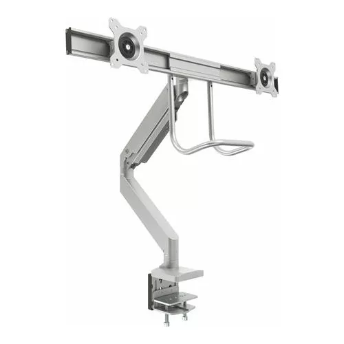 Monitortartó kar, két monitorhoz, FELLOWES "Eppa™ Crossbar", ezüst