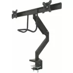 Monitortartó kar, két monitorhoz, FELLOWES "Eppa™ Crossbar", fekete