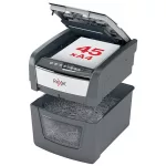 Iratmegsemmisítő, konfetti, 45 lap, REXEL "Optimum AutoFeed 45X"
