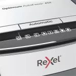 Iratmegsemmisítő, konfetti, 45 lap, REXEL "Optimum AutoFeed 45X"