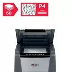 Iratmegsemmisítő, konfetti, 50 lap, REXEL, "Optimum AutoFeed+ 50X"