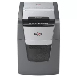   Iratmegsemmisítő, mikrokonfetti, 100 lap, REXEL "Optimum AutoFeed+ 100M"
