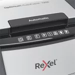 Iratmegsemmisítő, konfetti, 130 lap, REXEL, "Optimum AutoFeed+ 130X"