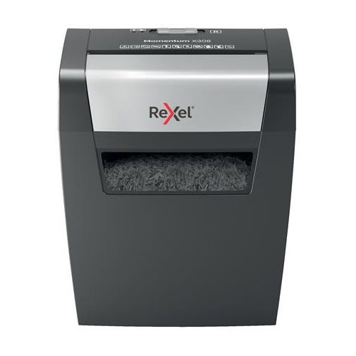 Iratmegsemmisítő, konfetti, 8 lap, REXEL, "Momentum X308"