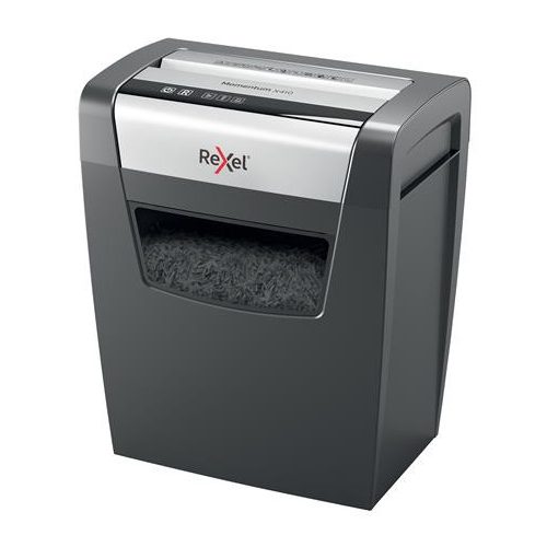 Iratmegsemmisítő, konfetti, 10 lap, REXEL, "Momentum X410"