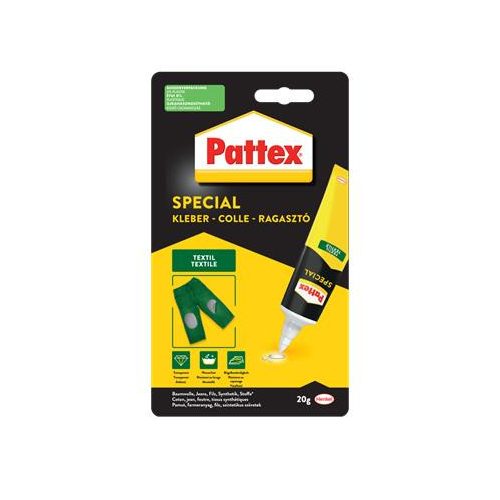 Ragasztó, speciális, 20 g, HENKEL "Pattex Repair Special Textil"