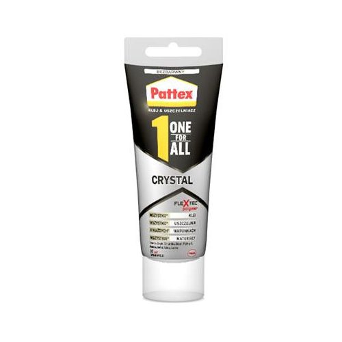 Ragasztó, építési-szerelési, 90 g, HENKEL "Pattex One for All Crystal"