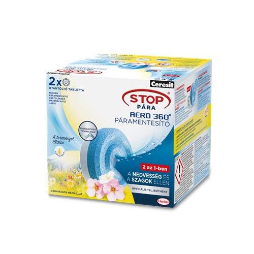 Páramentesítő utántöltő tabletta, HENKEL "Stop Pára Aero", vadvirágos mező