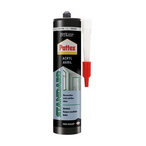 Tömítőanyag, akril, 437 g, HENKEL "Pattex Akril", fehér