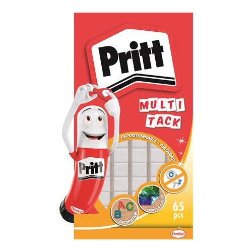 Gyurmaragasztó, 65 kocka/csomag, HENKEL "Pritt Multi Fix"