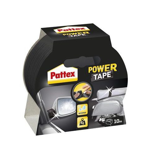Ragasztószalag, 50 mm x 10 m, HENKEL "Pattex Power Tape", fekete