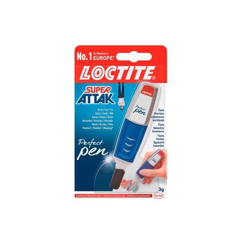 Pillanatragasztó, 3 g, HENKEL "Loctite Super Bond CEATIVE Perfect Pen"