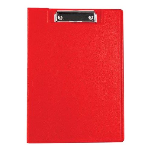 Felírótábla, fedeles, A4, zsebes, VICTORIA OFFICE, piros