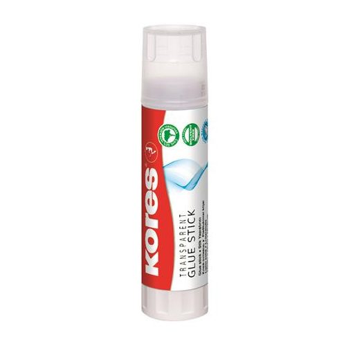 Ragasztóstift, 21 g, KORES "Transparent"